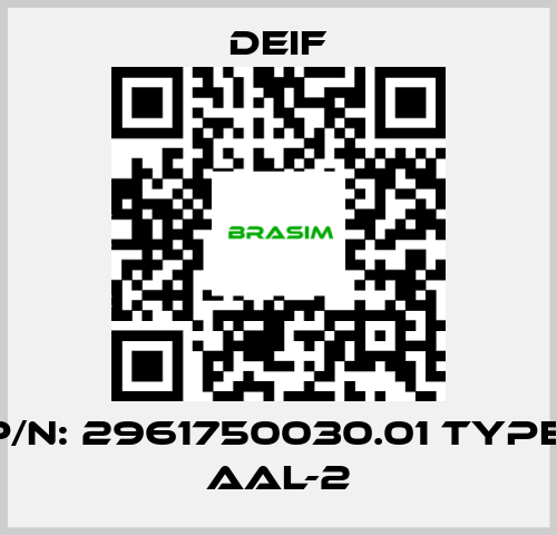 Deif-P/N: 2961750030.01 Type: AAL-2 price