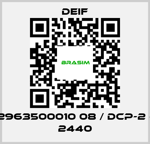 Deif-2963500010 08 / DCP-2 - 2440 price