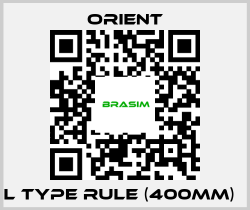 Orient-L type rule (400mm)   price