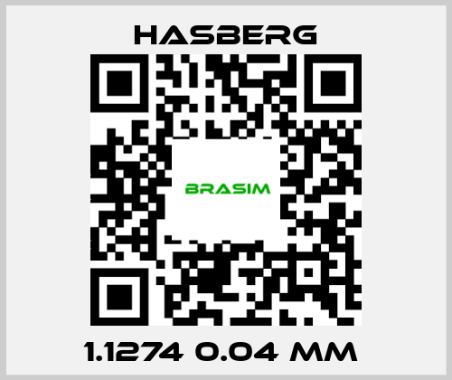 Hasberg-1.1274 0.04 MM  price