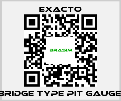 Exacto-Bridge Type Pit Gauge  price