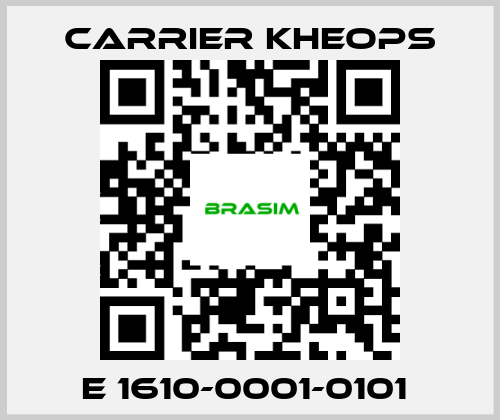 Carrier Kheops-E 1610-0001-0101  price