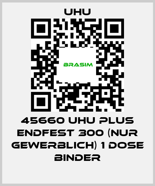 UHU-45660 UHU plus endfest 300 (NUR GEWERBLICH) 1 Dose Binder price