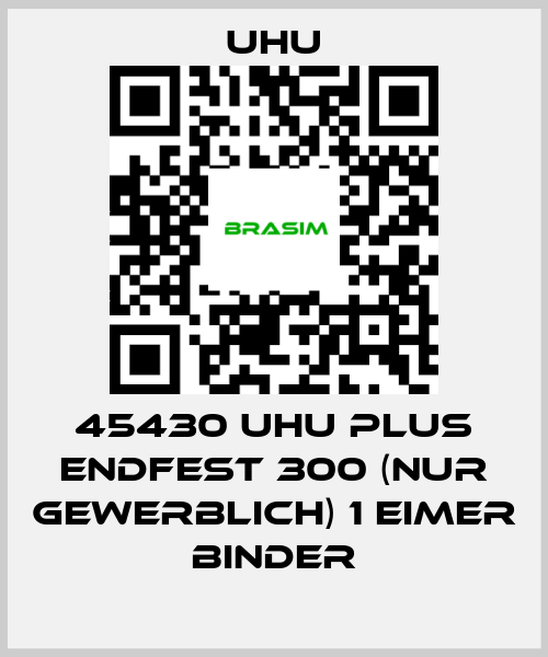 UHU-45430 UHU plus endfest 300 (NUR GEWERBLICH) 1 Eimer Binder price