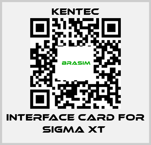 Kentec-Interface Card For Sigma XT  price