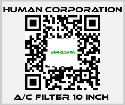 Human Corporation-A/C FILTER 10 INCH  price