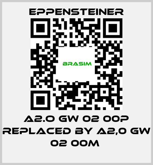 Eppensteiner-A2.O GW 02 00P REPLACED BY A2,0 GW 02 00M  price