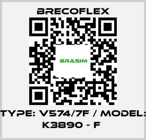 Brecoflex-Type: V574/7F / Model: K3890 - F  price