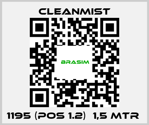 CleanMist-1195 (pos 1.2)  1,5 mtr  price