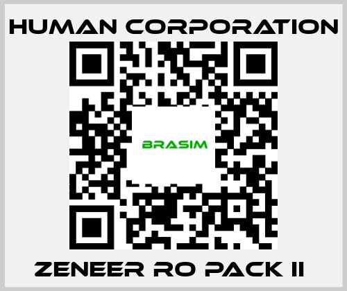 Human Corporation-ZENEER RO PACK II  price