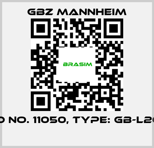 GBZ MANNHEIM-Id No. 11050, Type: GB-L20  price