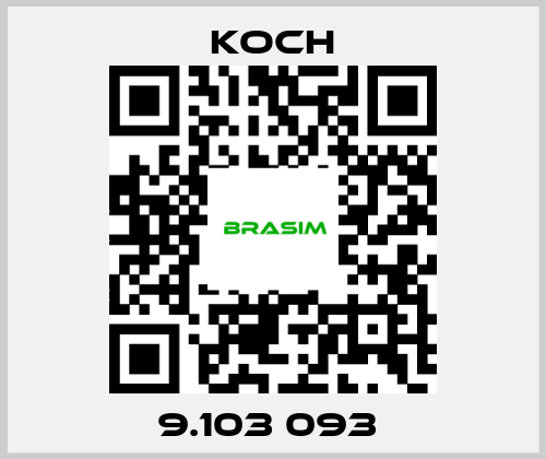 KOCH-9.103 093  price