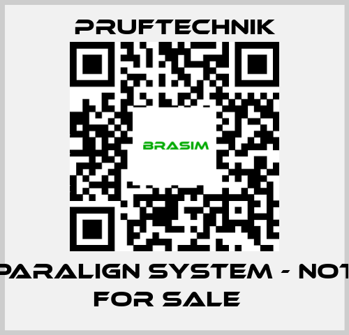 Pruftechnik-PARALIGN system - not for sale   price