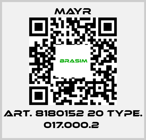 Mayr-Art. 8180152 20 Type. 017.000.2  price