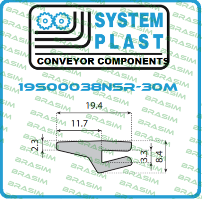 System Plast-19S00038NSR-30M price