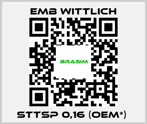 EMB Wittlich-STTsp 0,16 (OEM*)  price