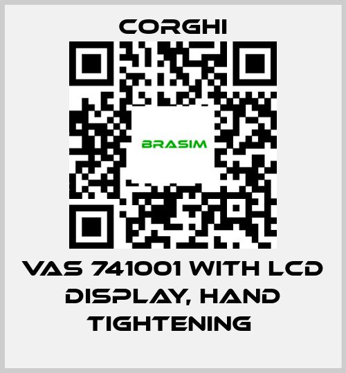 Corghi-VAS 741001 with LCD display, hand tightening  price