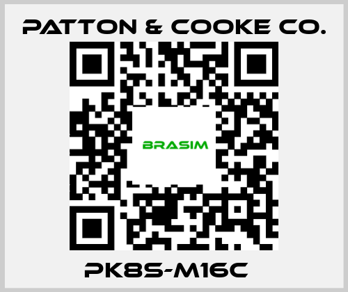 Patton & Cooke Co.-PK8S-M16C   price