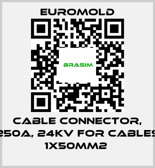 EUROMOLD-Cable connector, 250A, 24kV for cables 1x50mm2  price