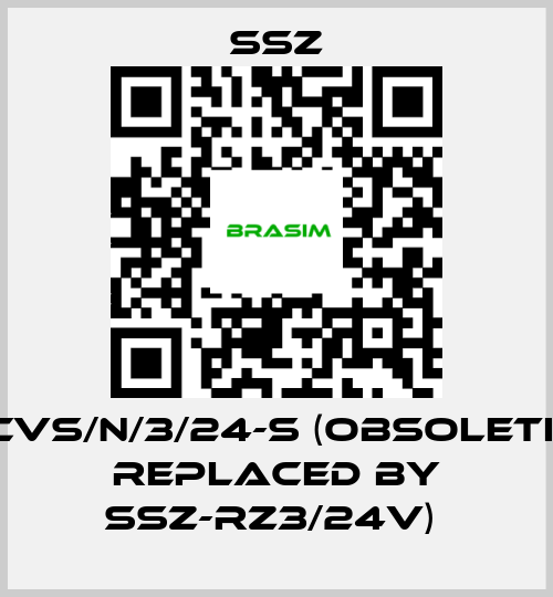 Ssz-CVS/N/3/24-S (Obsolete replaced by SSZ-RZ3/24V)  price