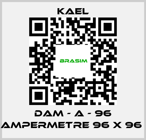 Kael-DAM - A - 96 AMPERMETRE 96 X 96  price