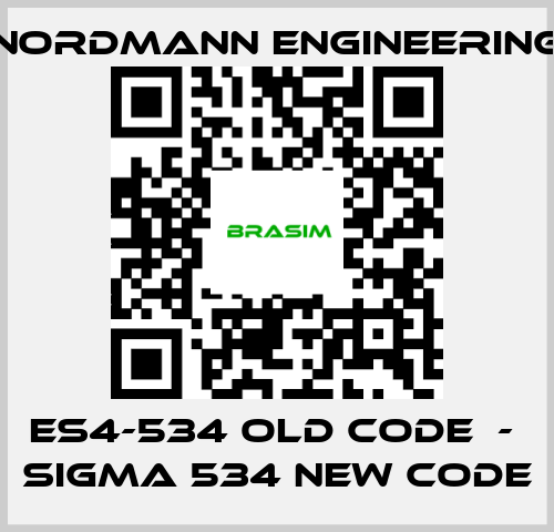 NORDMANN ENGINEERING-ES4-534 old code  -  SIGMA 534 new code price