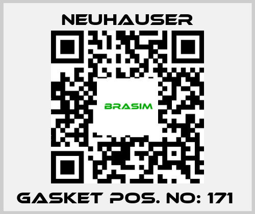 Neuhauser-GASKET POS. NO: 171  price