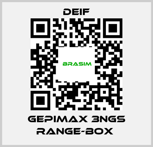 Deif-GEPIMAX 3NGS RANGE-BOX  price