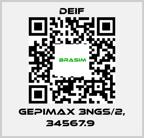 Deif-GEPIMAX 3NGS/2, 34567.9  price