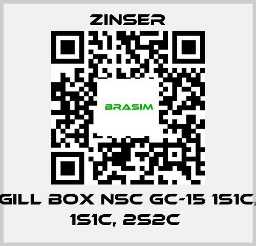 Zinser-GILL BOX NSC GC-15 1S1C, 1S1C, 2S2C  price