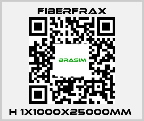 Fiberfrax-H 1X1000X25000MM  price