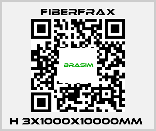 Fiberfrax-H 3X1000X10000MM  price