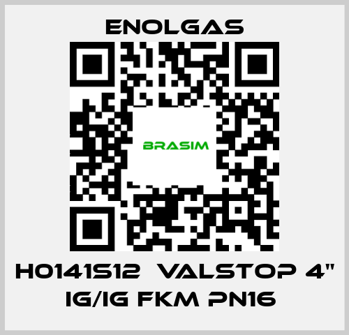 Enolgas-H0141S12  VALSTOP 4" IG/IG FKM PN16  price