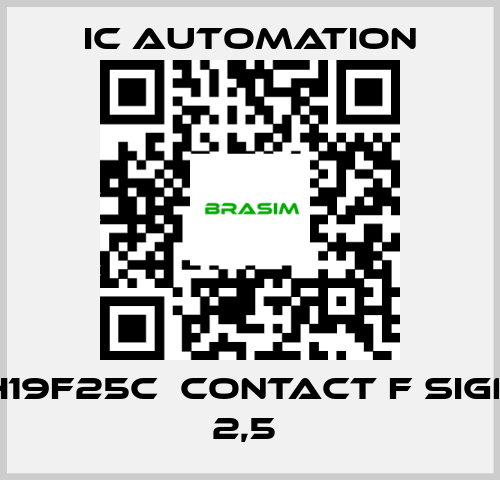 ic automation-H19F25C  Contact F sign 2,5  price