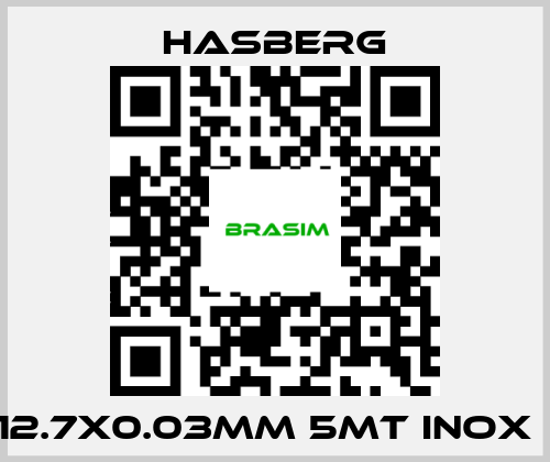 Hasberg-12.7x0.03mm 5mt inox   price