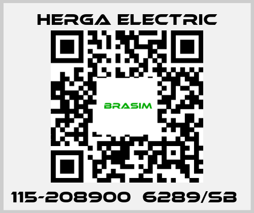 Herga Electric-115-208900  6289/SB  price