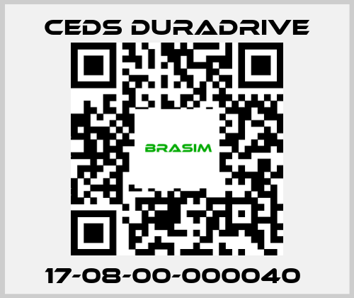 Ceds Duradrive-17-08-00-000040  price