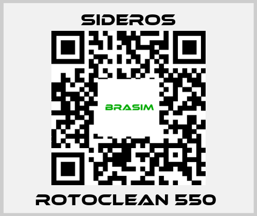 Sideros-Rotoclean 550  price