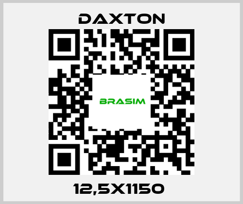 DAXTON-12,5X1150  price