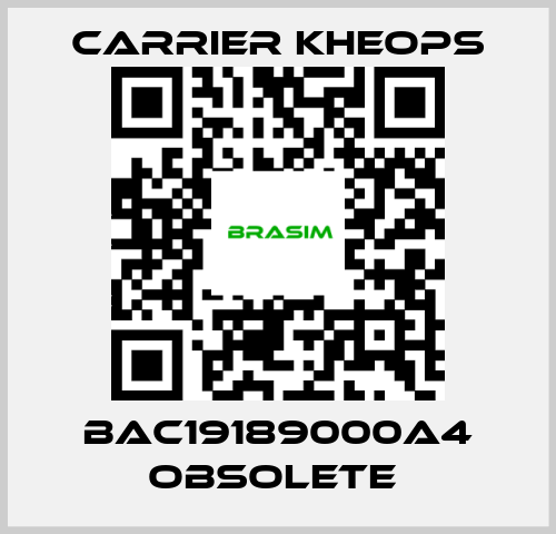 Carrier Kheops-BAC19189000A4 obsolete  price