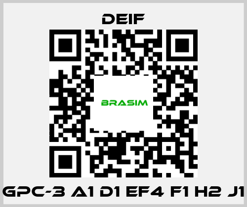 Deif-GPC-3 A1 D1 EF4 F1 H2 J1 price