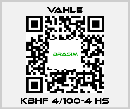 Vahle-KBHF 4/100-4 HS price