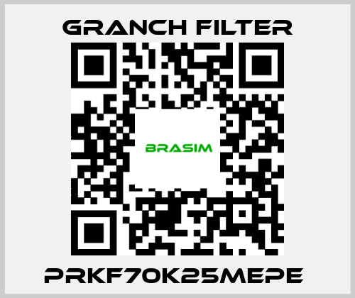 GRANCH FILTER-PRKF70K25MEPE  price