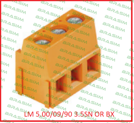 Weidmüller-LM 5.00/09/90 3.5SN OR BX price