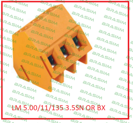 Weidmüller-LM 5.00/11/135 3.5SN OR BX price