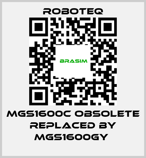 Roboteq- MGS1600C obsolete replaced by MGS1600GY  price