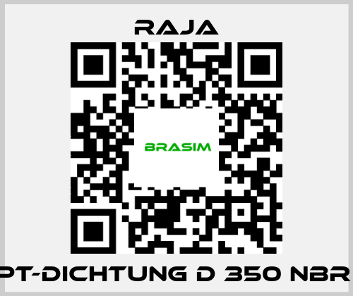 Raja-PT-Dichtung D 350 NBR  price