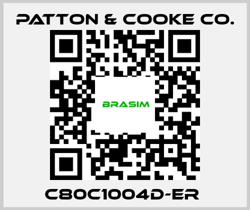 Patton & Cooke Co.-C80C1004D-ER  price