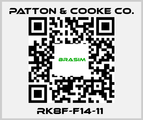 Patton & Cooke Co.-RK8F-F14-11  price