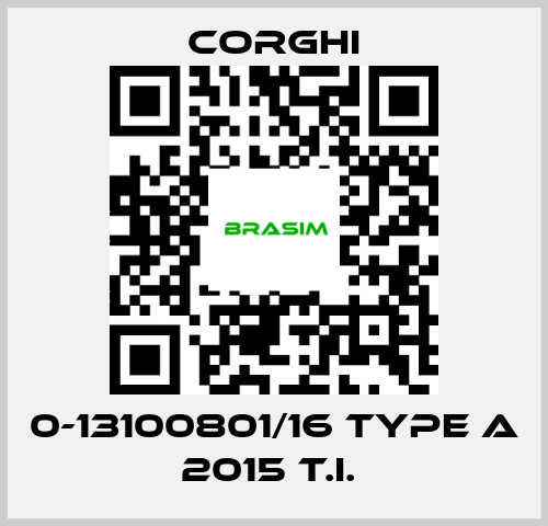 Corghi-0-13100801/16 Type A 2015 T.I.  price